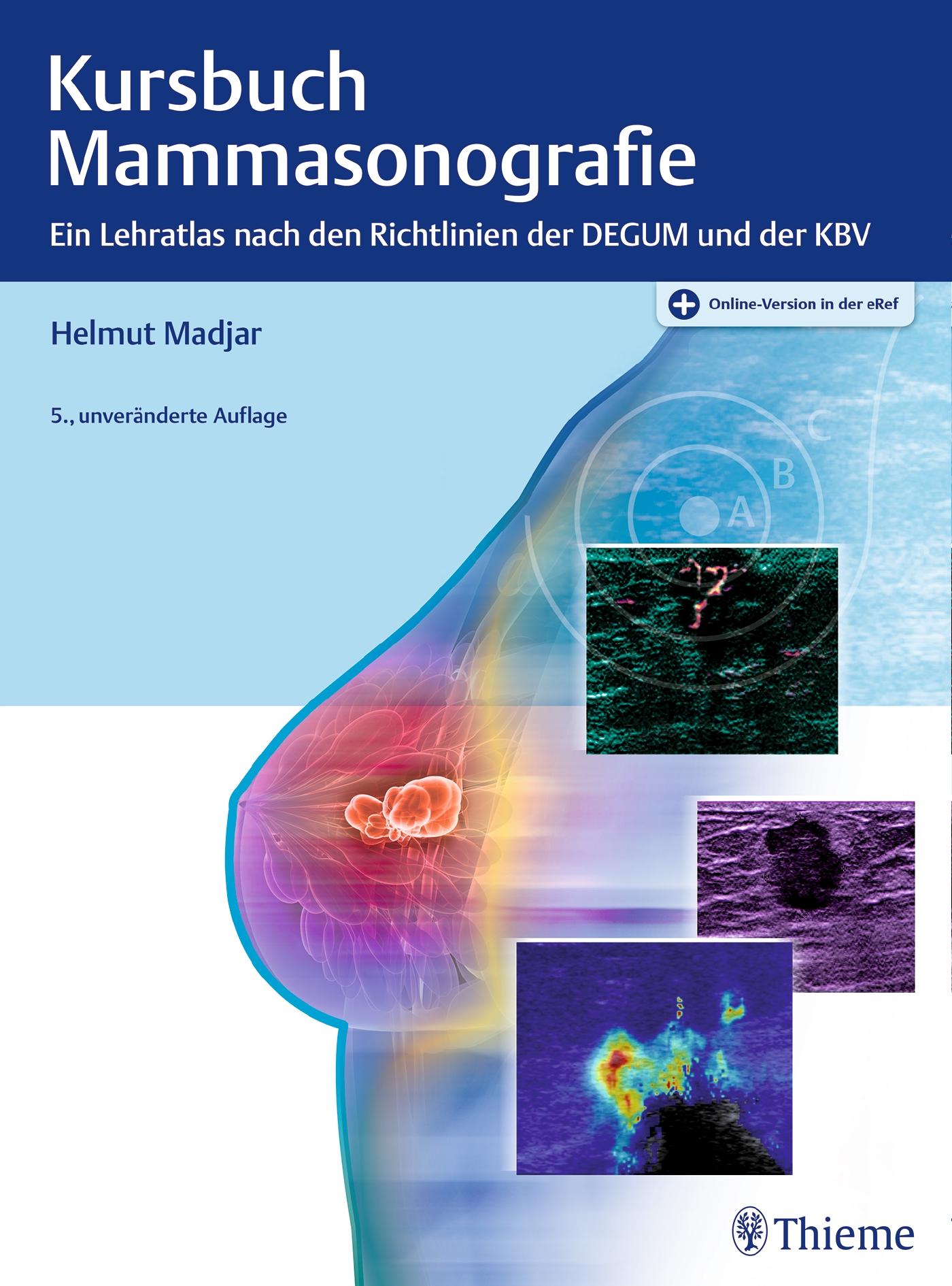 Vorderes Coverbild Kursbuch Mammasonografie