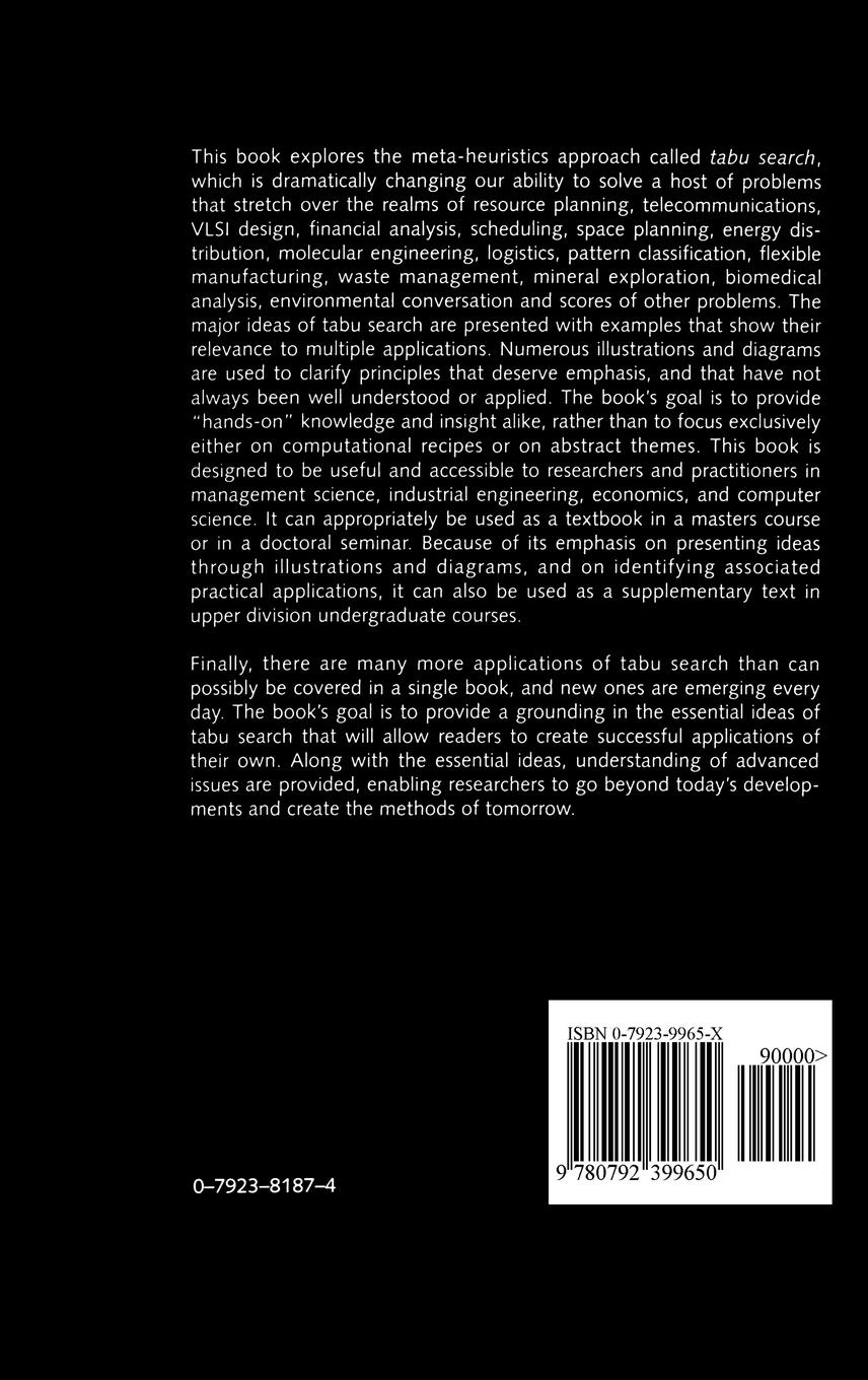 Rückseitencover Tabu Search