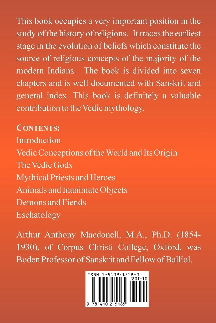 Rückseitencover Vedic Mythology