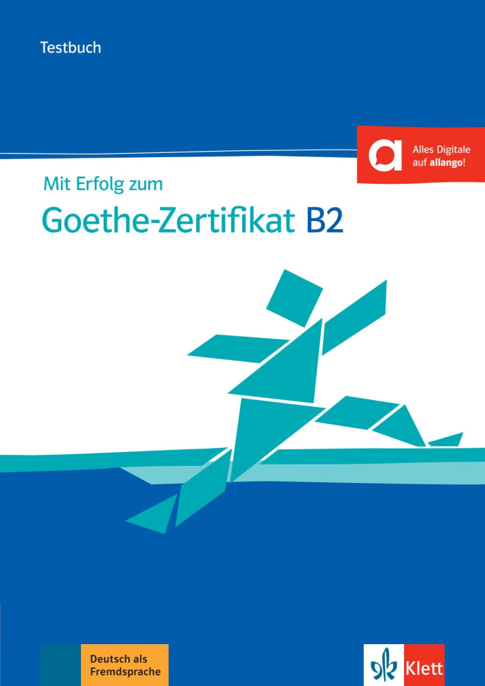 Vorderes Coverbild Mit Erfolg zum Goethe-Zertifikat B2. Buch und Audiodateien