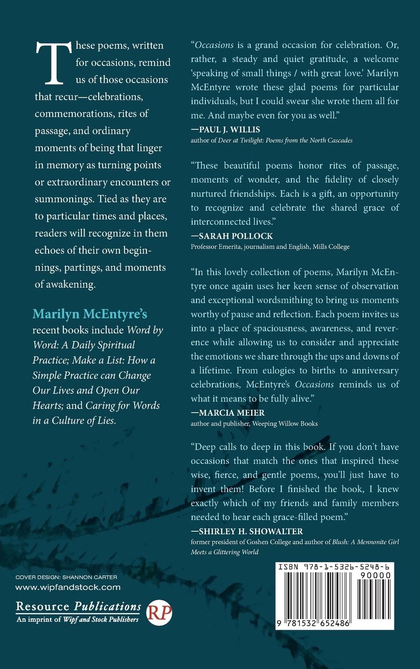 Rückseitencover Occasions