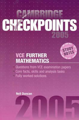 Vorderes Coverbild Cambridge Checkpoints Vce Further Mathematics 2005