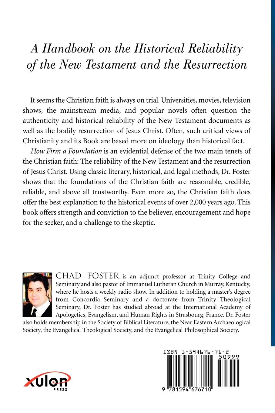 Rückseitencover How Firm A Foundation