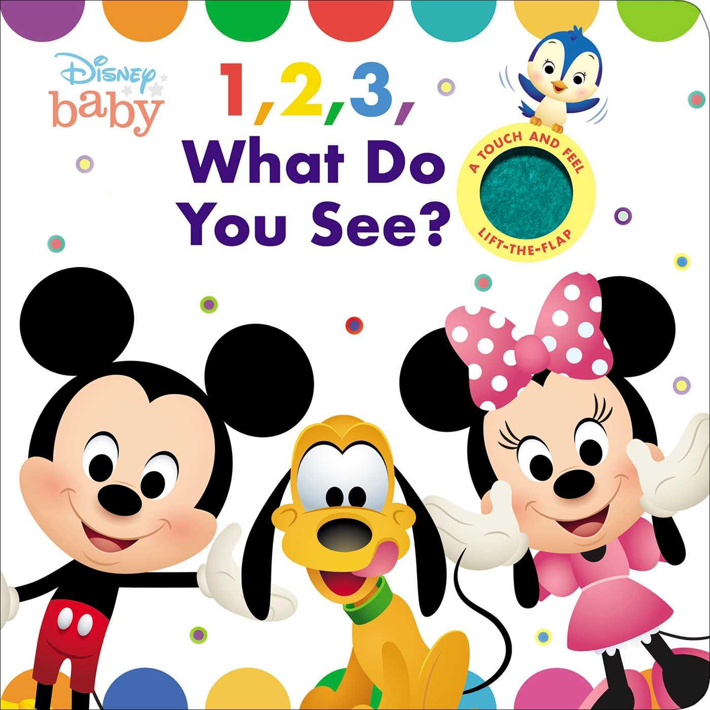 Vorderes Coverbild Disney Baby: 1, 2, 3 What Do You See?