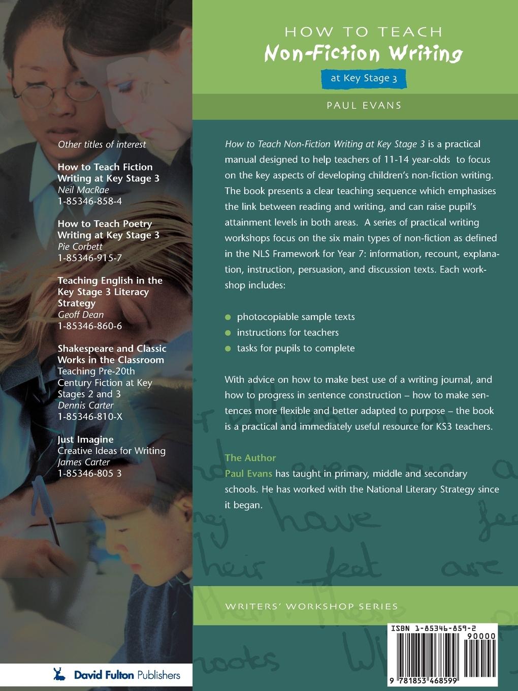 Rückseitencover How to Teach Non-Fiction Writing at Key Stage 3