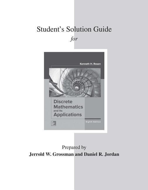 Vorderes Coverbild Student's Solutions Guide for Discrete Mathematics and Its Applications