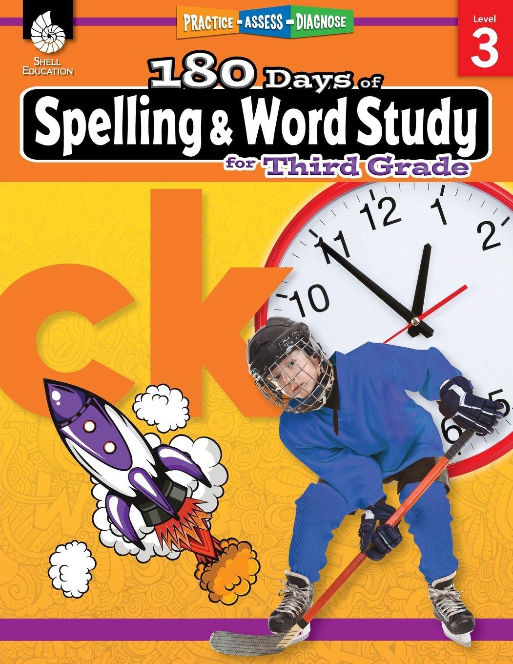 Vorderes Coverbild 180 Days of Spelling and Word Study for Third Grade