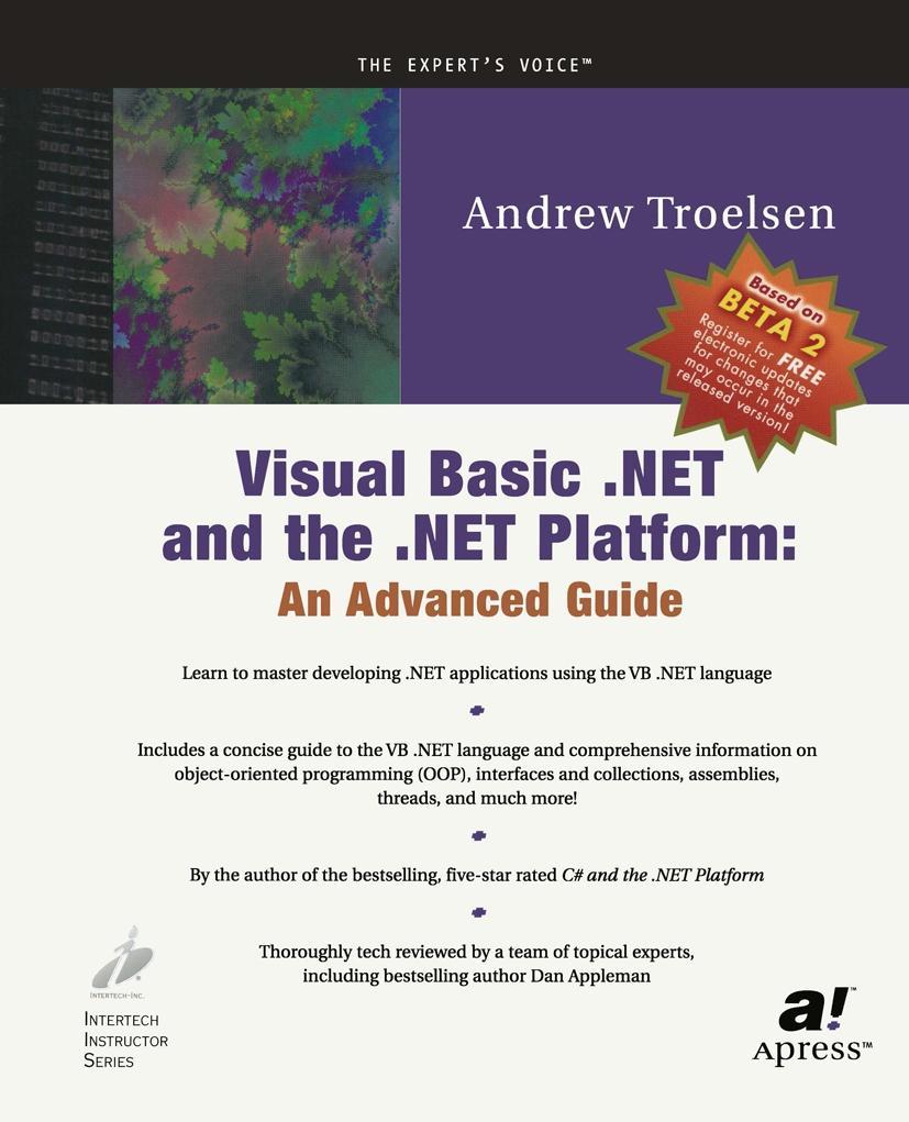 Vorderes Coverbild Visual Basic .Net and the .Net Platform: An Advanced Guide