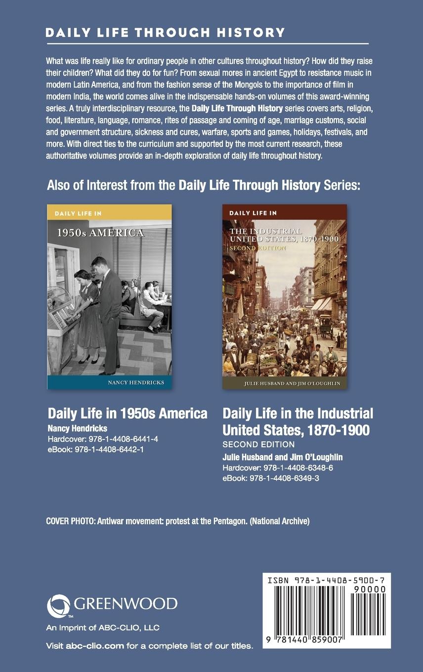 Rückseitencover Daily Life in the 1960s Counterculture