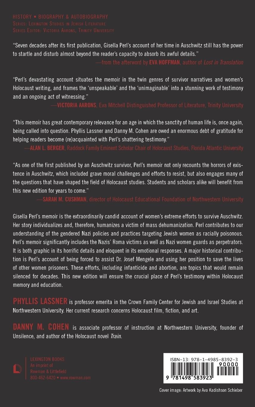 Rückseitencover I Was a Doctor in Auschwitz