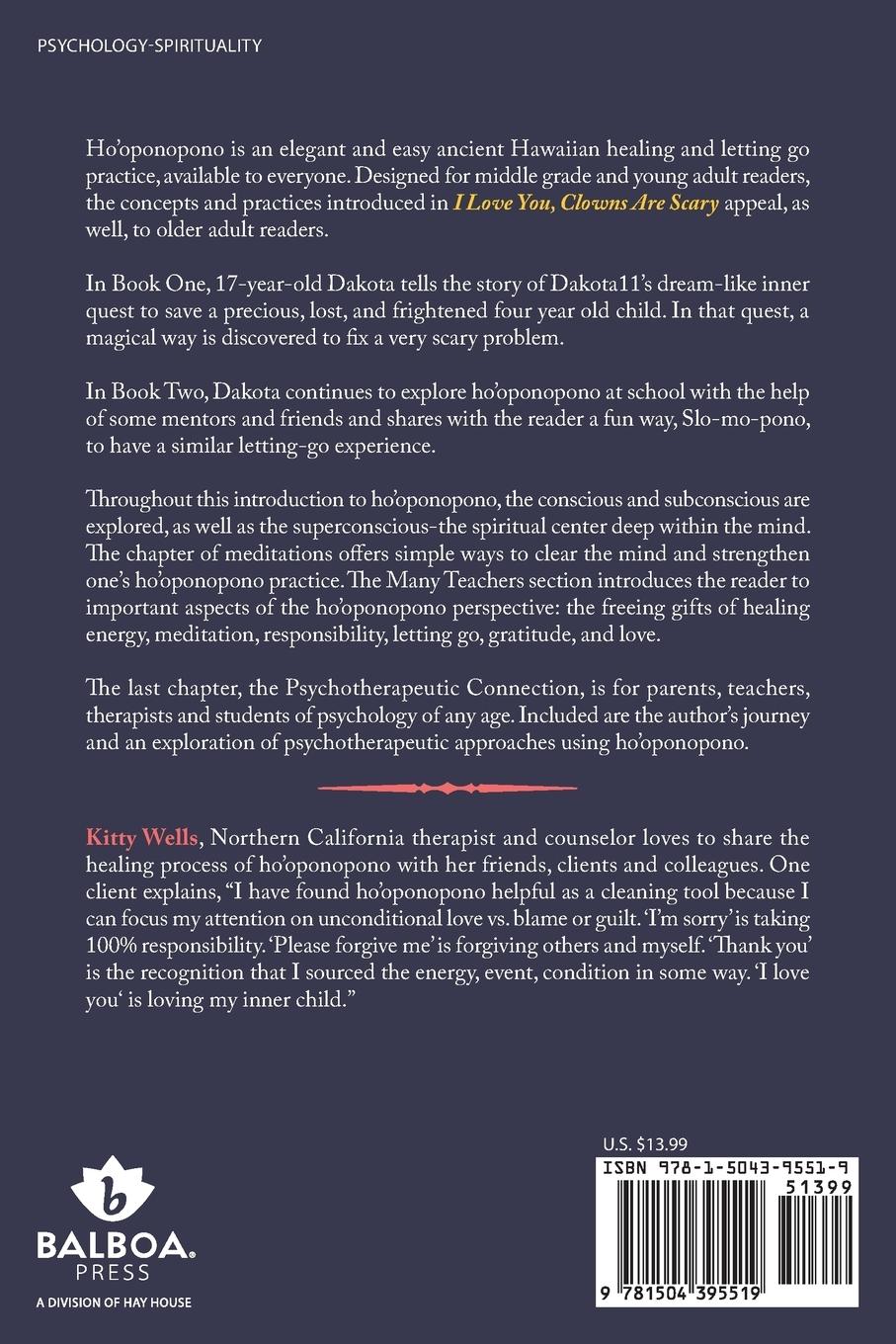 Rückseitencover I Love You, Clowns Are Scary