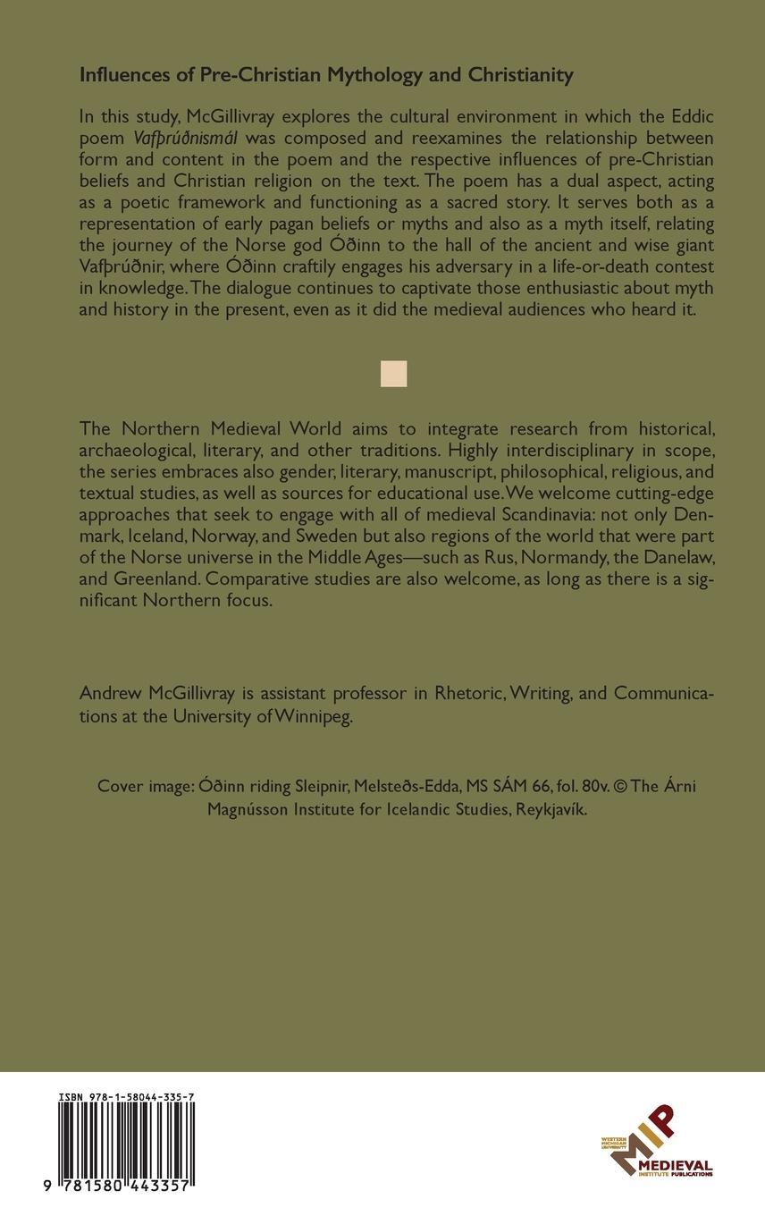 Rückseitencover Influences of Pre-Christian Mythology and Christianity on Old Norse Poetry