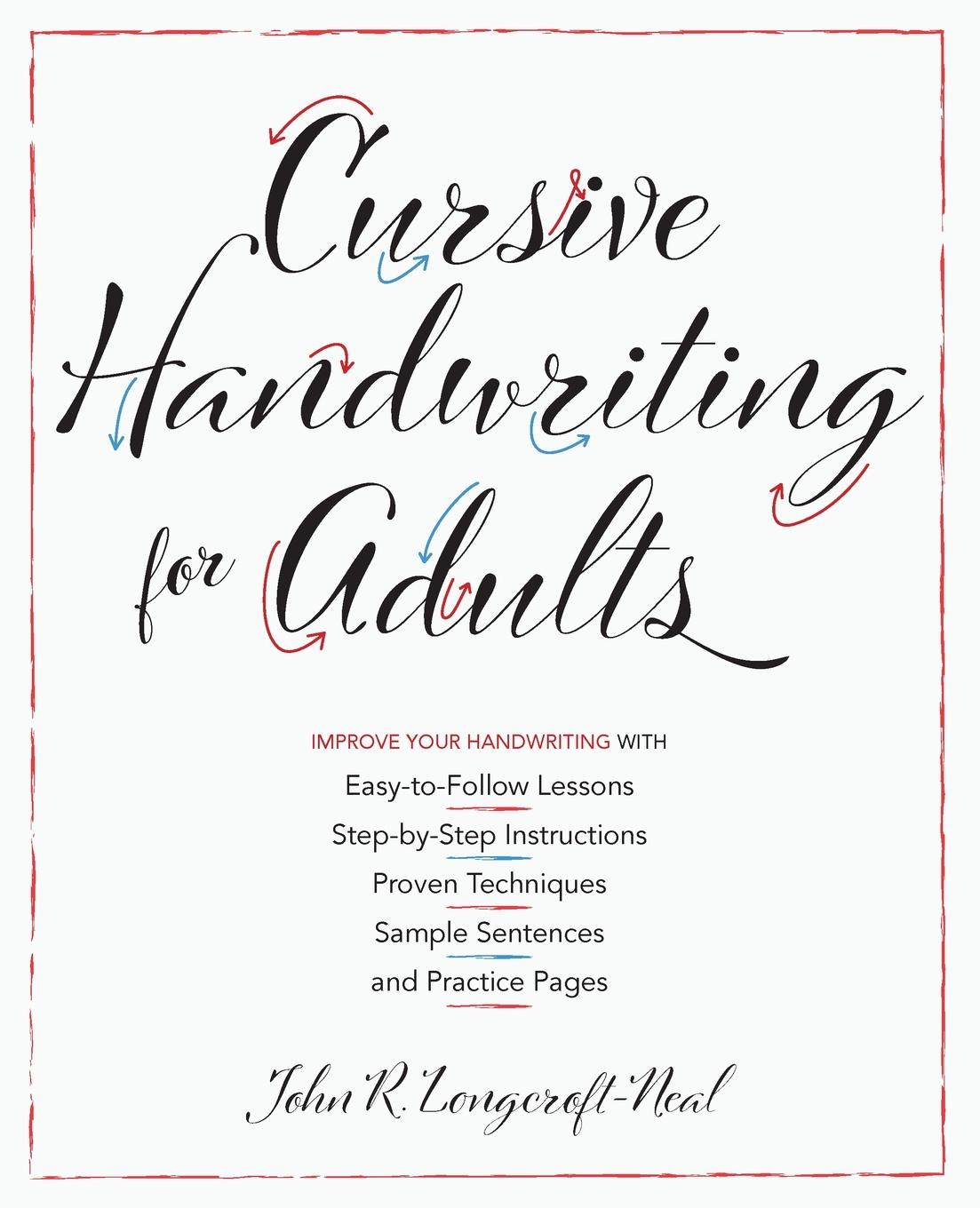 Vorderes Coverbild Cursive Handwriting for Adults