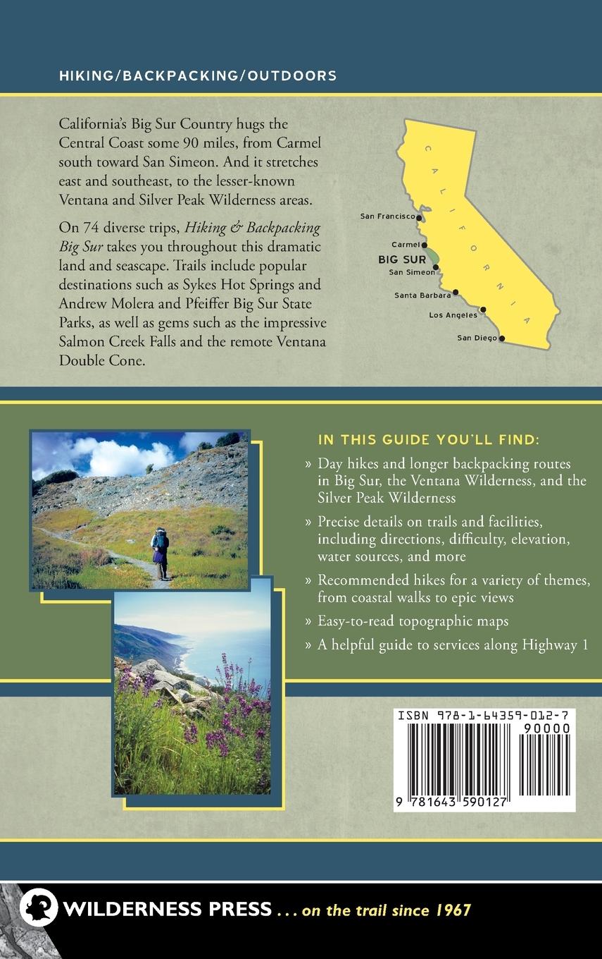 Rückseitencover Hiking & Backpacking Big Sur