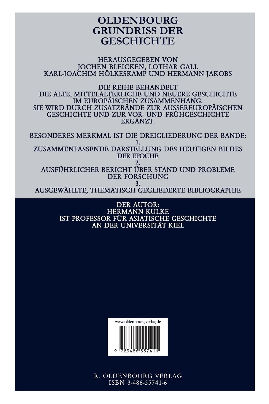 Rückseitencover Indische Geschichte bis 1750
