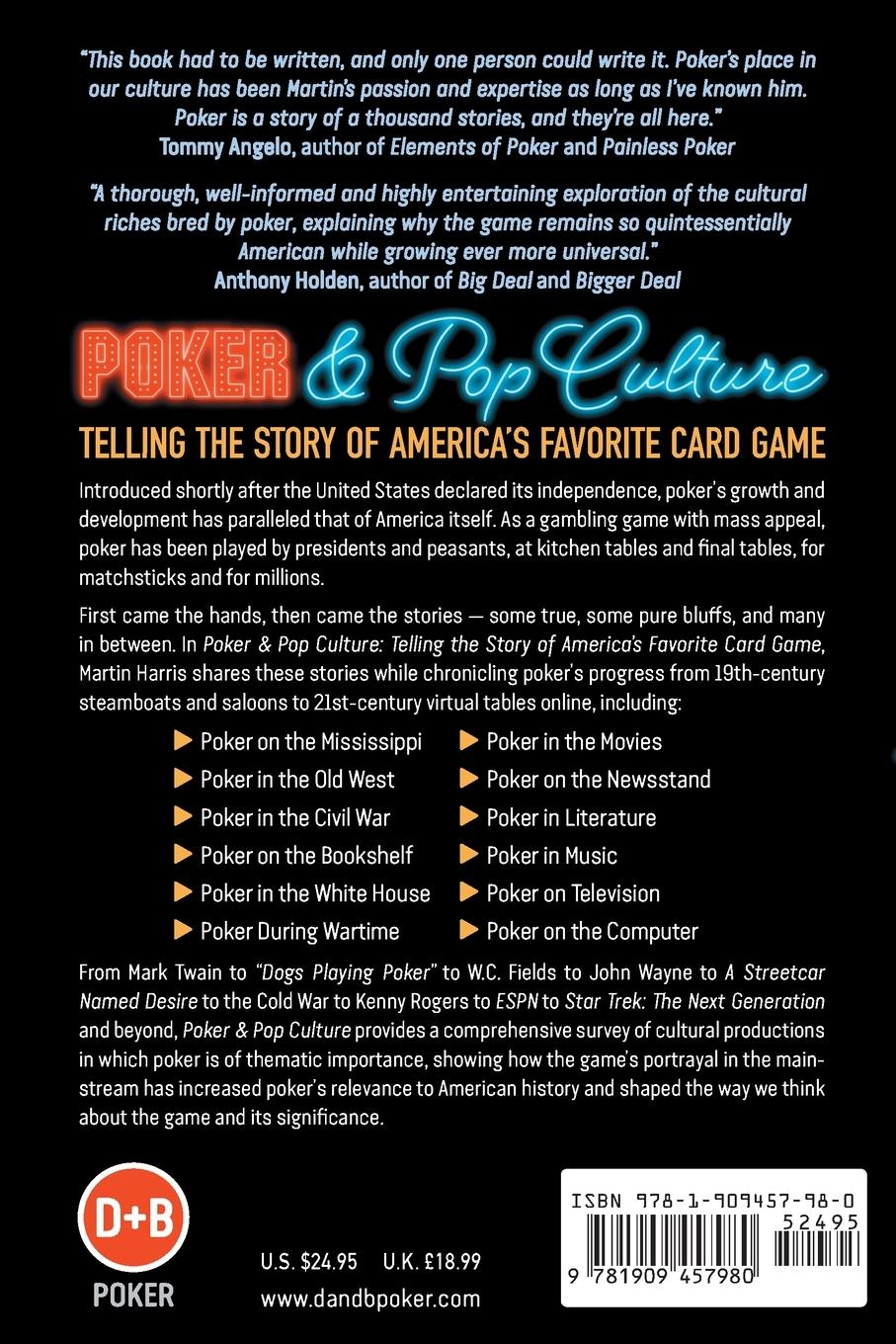 Rückseitencover Poker and Pop Culture