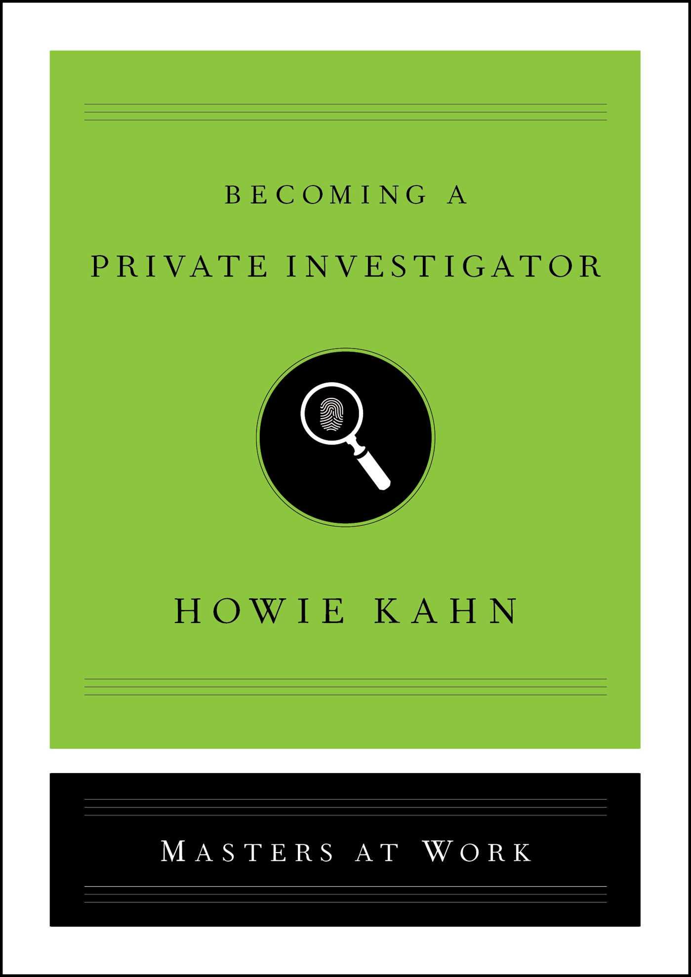 Vorderes Coverbild Becoming a Private Investigator