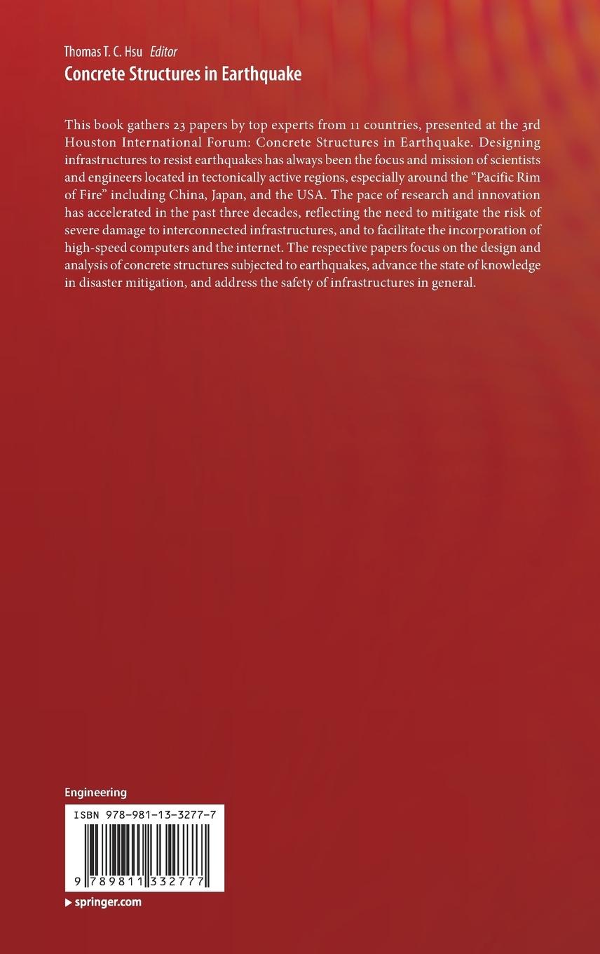 Rückseitencover Concrete Structures in Earthquake