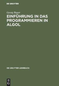 Vorderes Coverbild Einführung in das Programmieren in Algol
