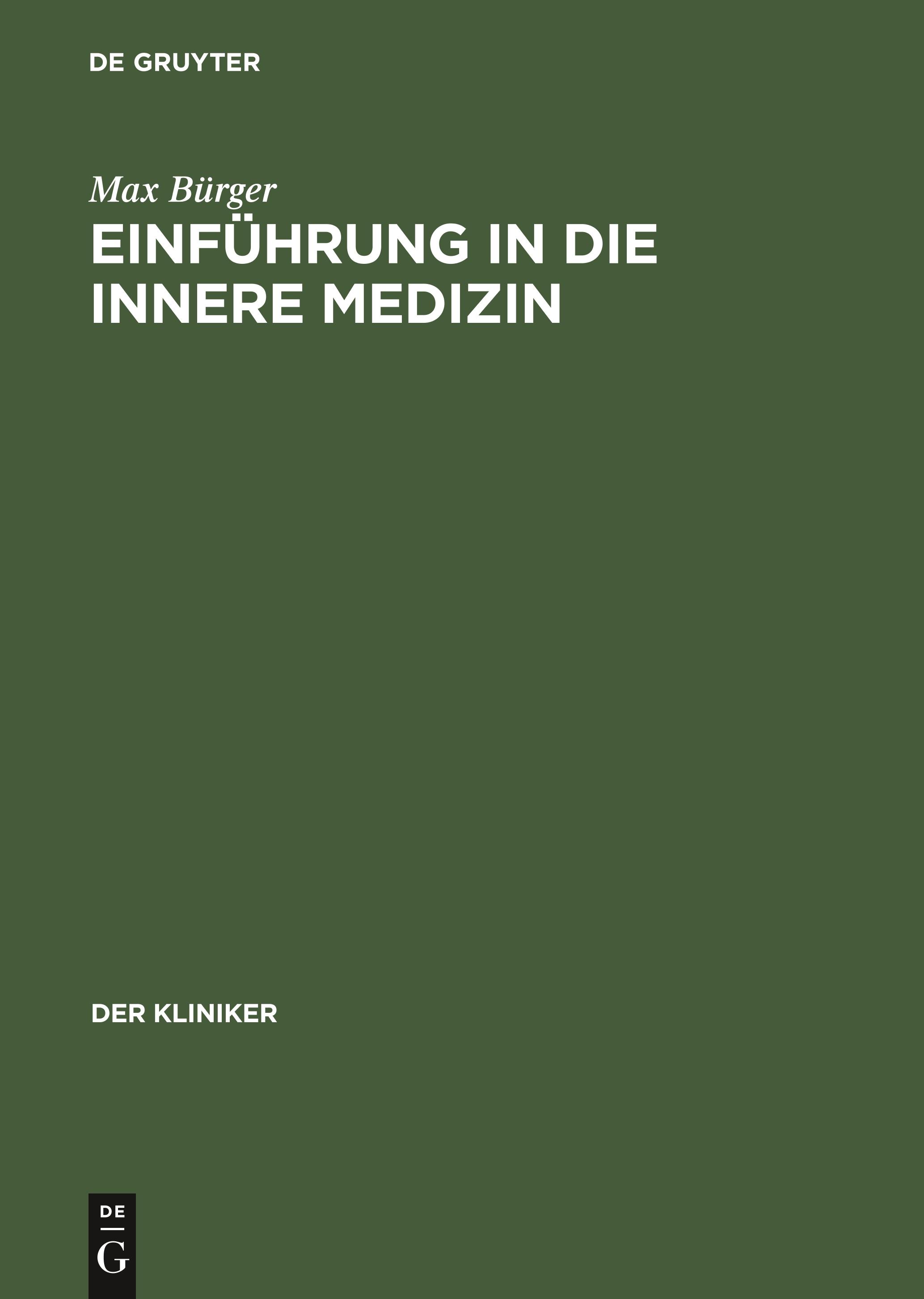 Vorderes Coverbild Einführung in die innere Medizin