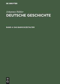 Vorderes Coverbild Das Barockzeitalter