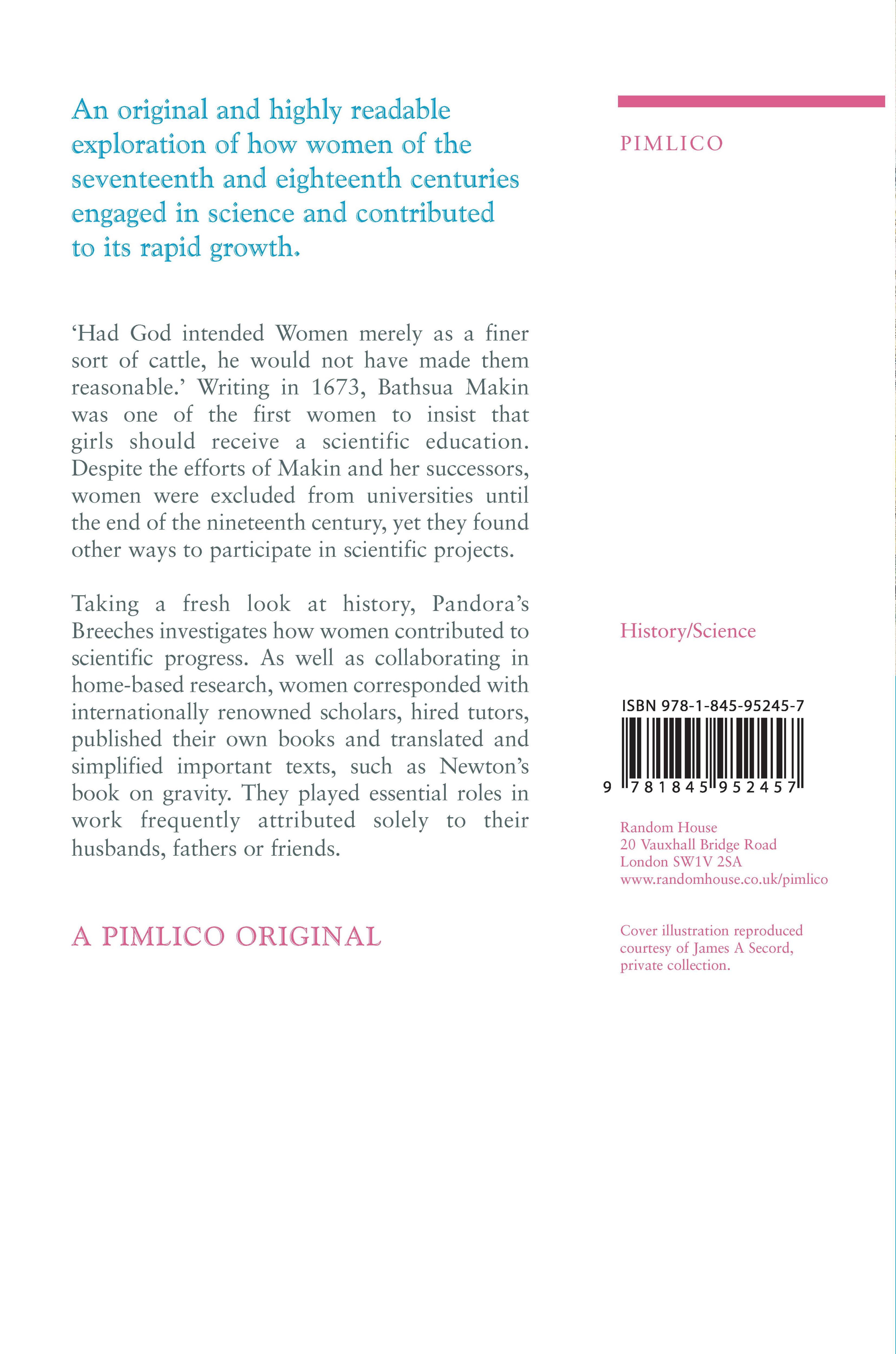 Rückseitencover Pandora's Breeches