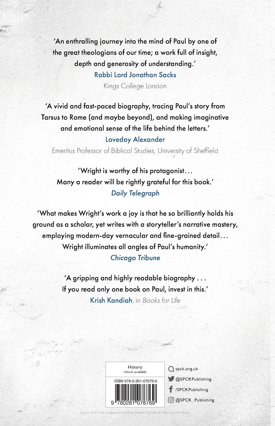 Rückseitencover Paul: A Biography