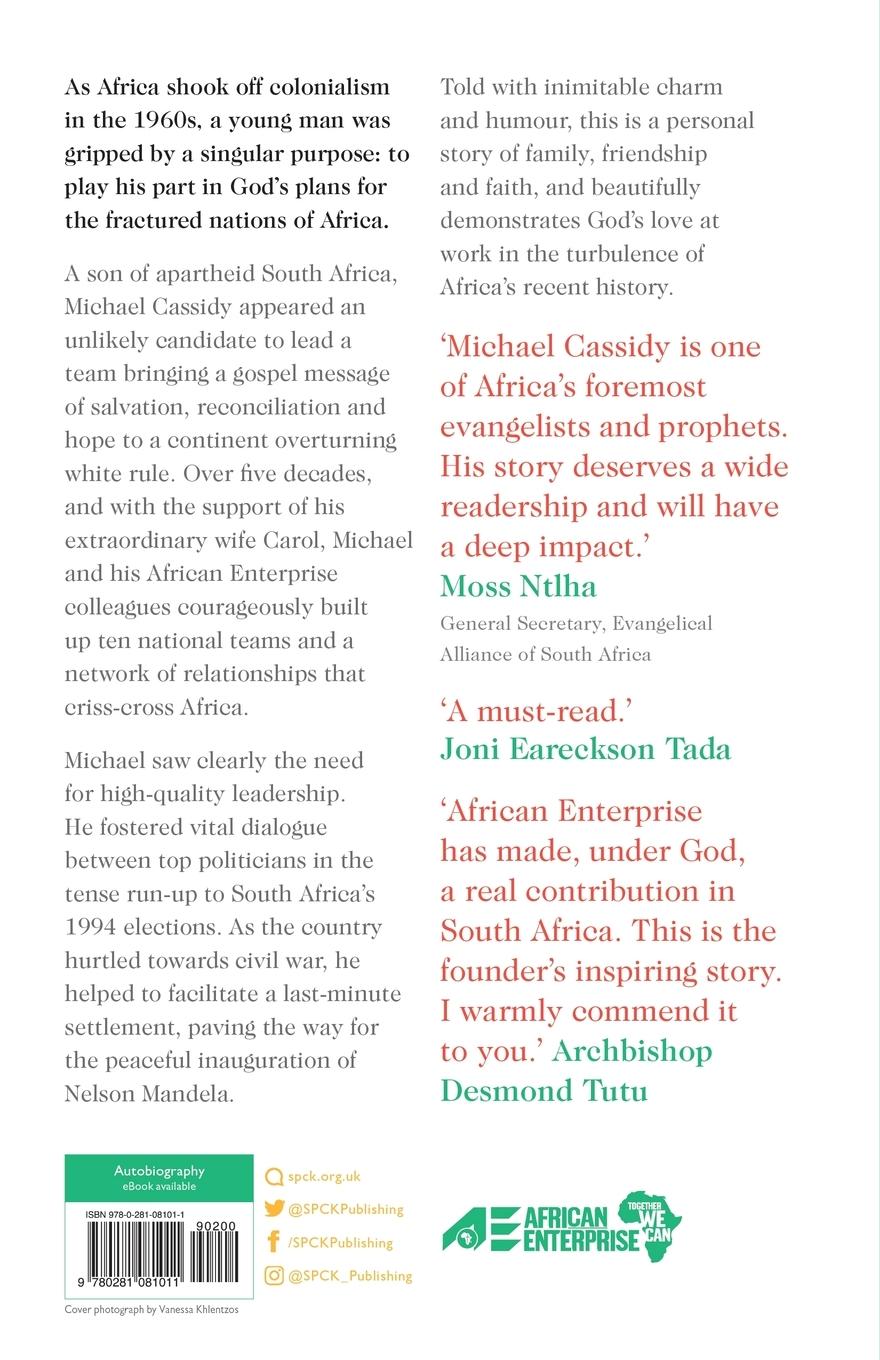 Rückseitencover Footprints in the African Sand