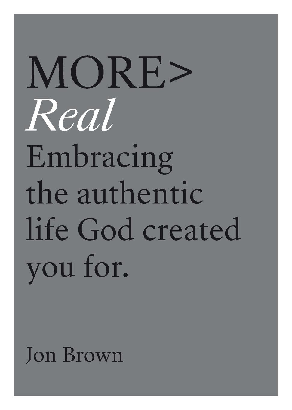 Vorderes Coverbild More Real