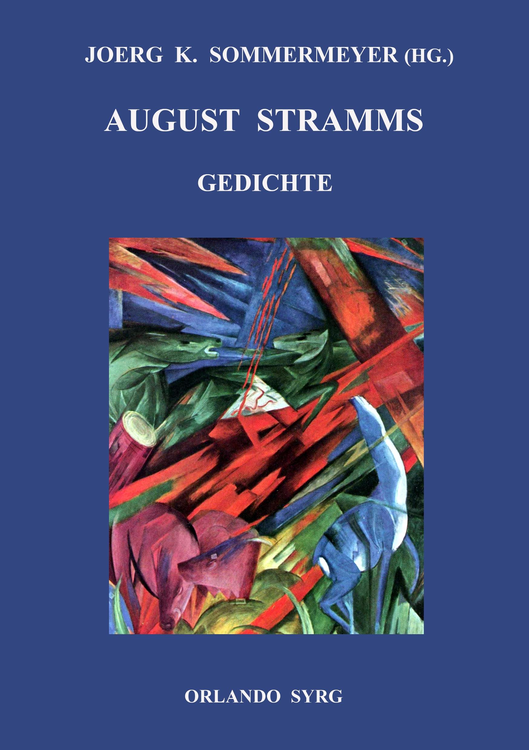 Vorderes Coverbild August Stramms Gedichte