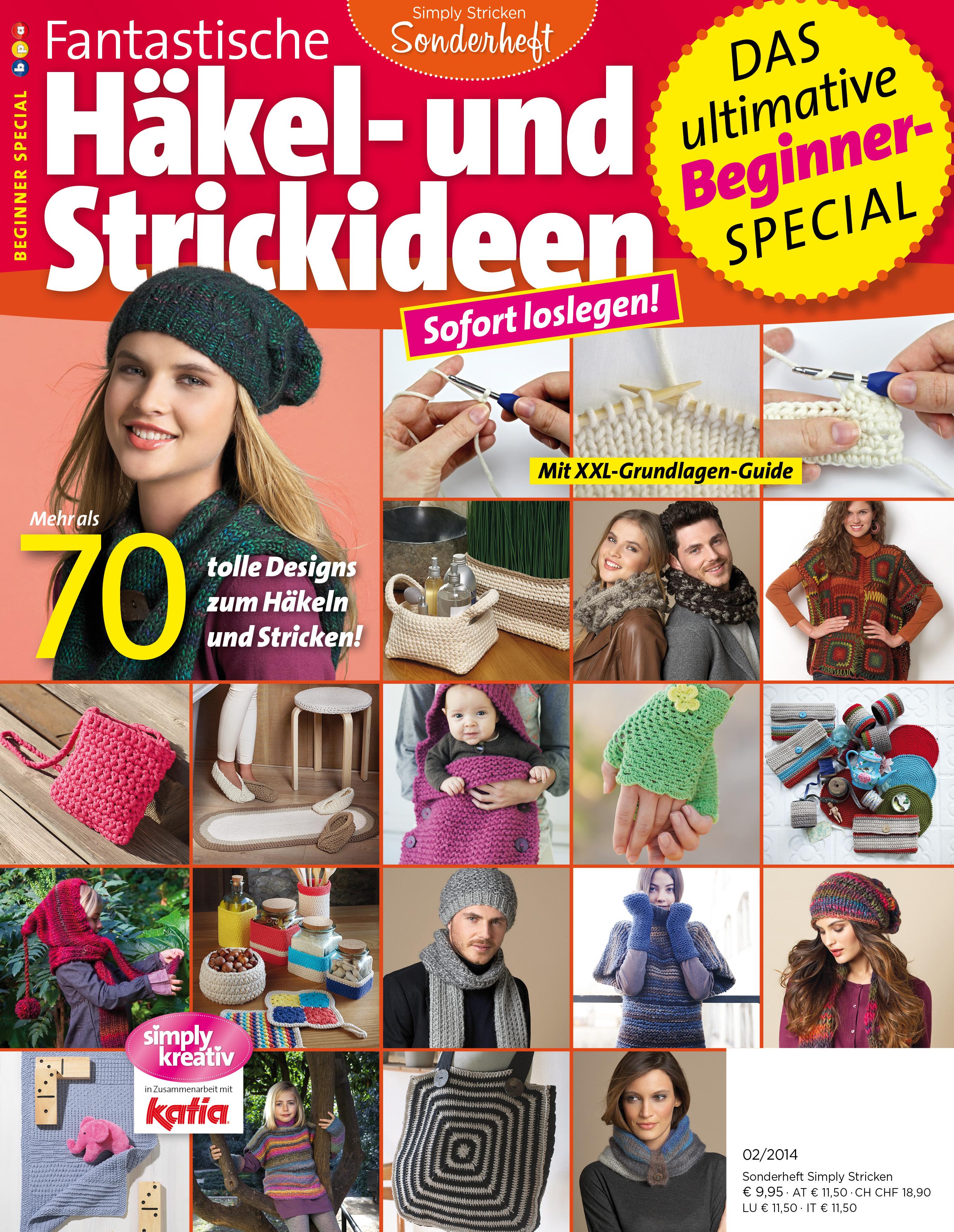 Vorderes Coverbild Simply stricken - Sonderheft - Fantastische Häkel- und Strickideen