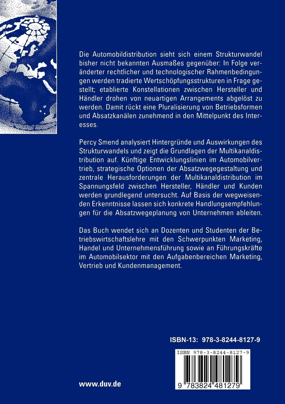 Rückseitencover Multikanalsysteme in der Automobildistribution