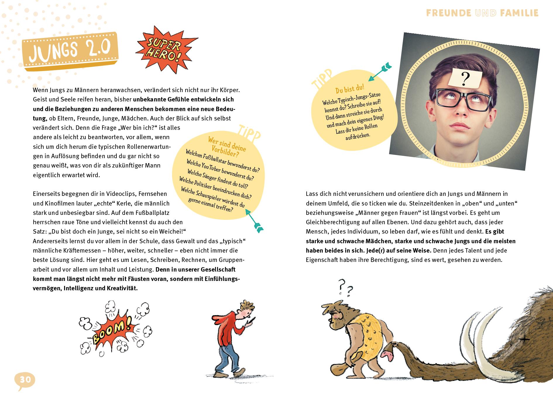 Beispielinhalt (Bild) Boys!