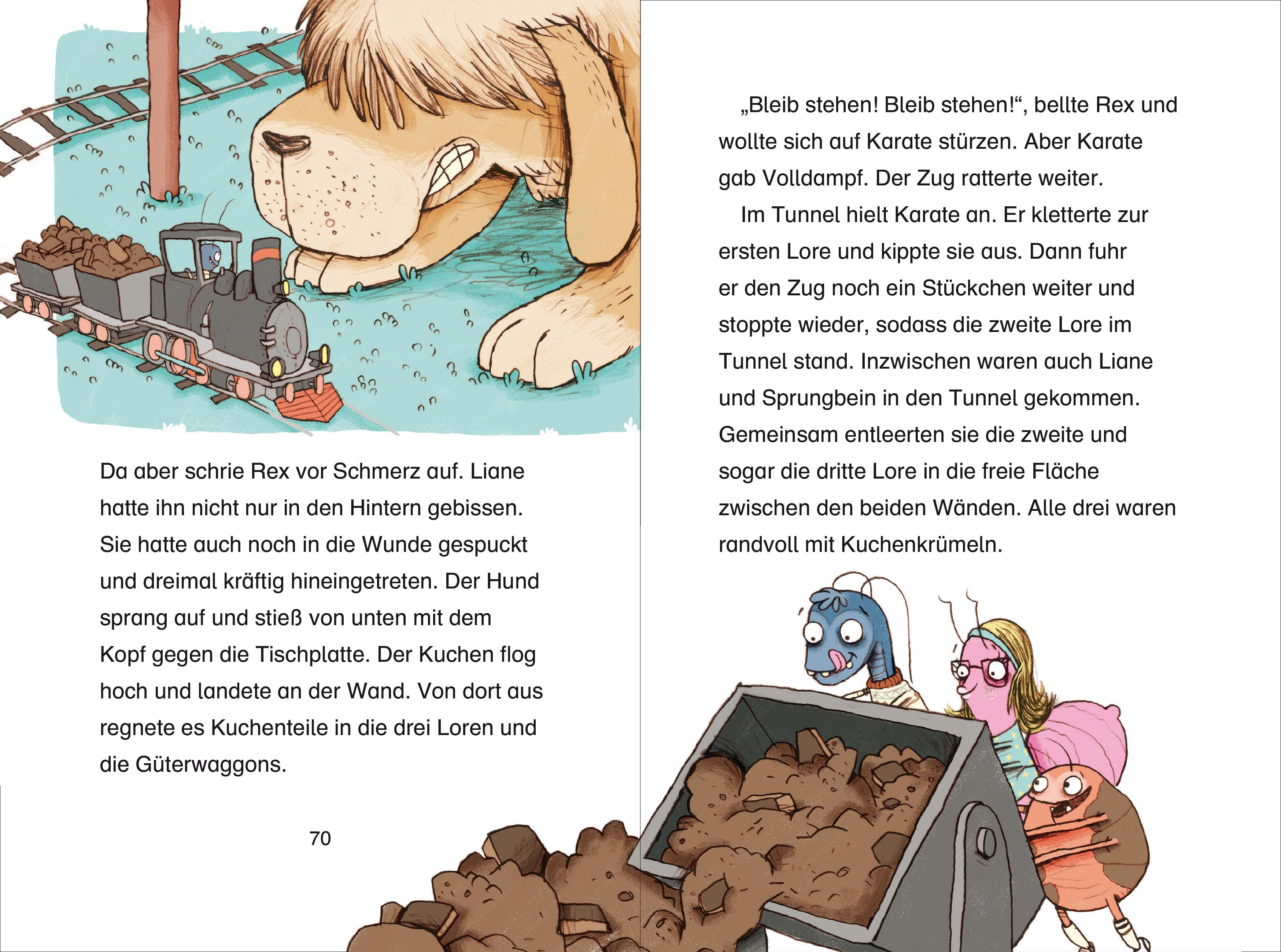 Beispielinhalt (Bild) Die Kakerlakenbande - In der Mauer auf der Lauer