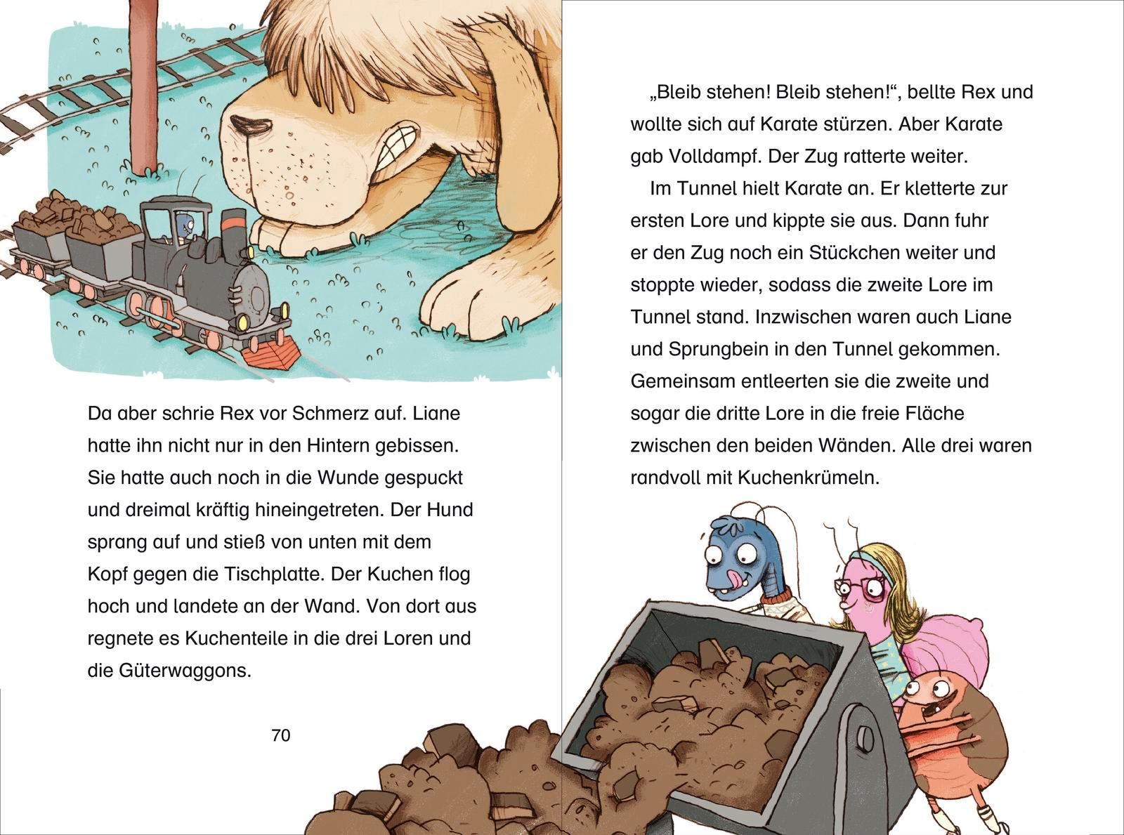 Beispielinhalt (Bild) Die Kakerlakenbande - In der Mauer auf der Lauer