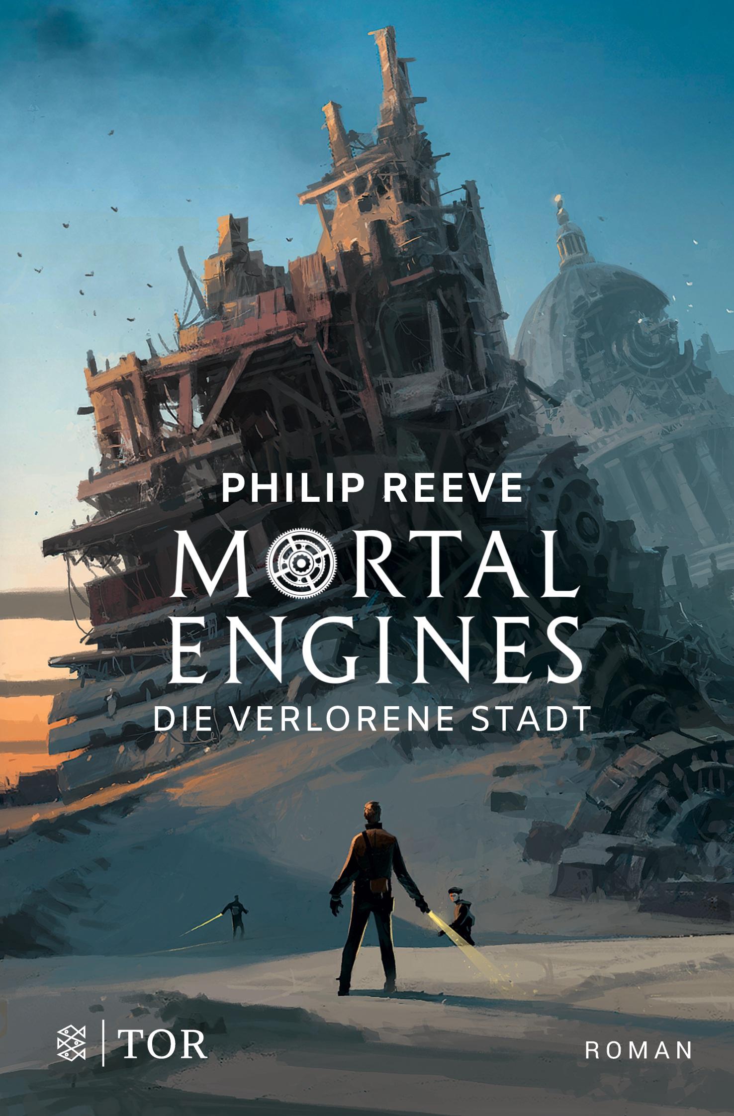 Vorderes Coverbild Mortal Engines - Die verlorene Stadt