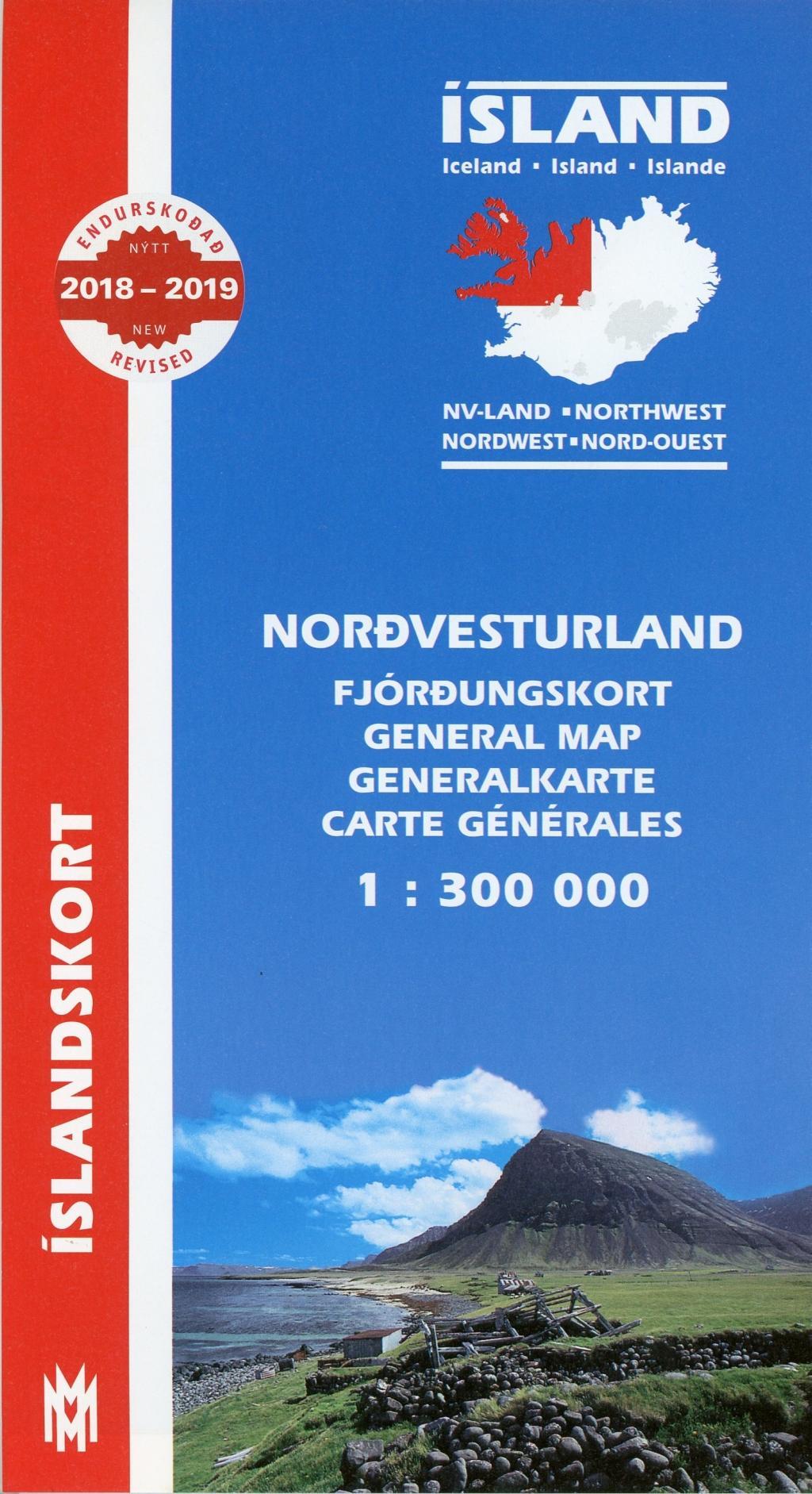 Vorderes Coverbild Island. Nordwest 1 : 300 000