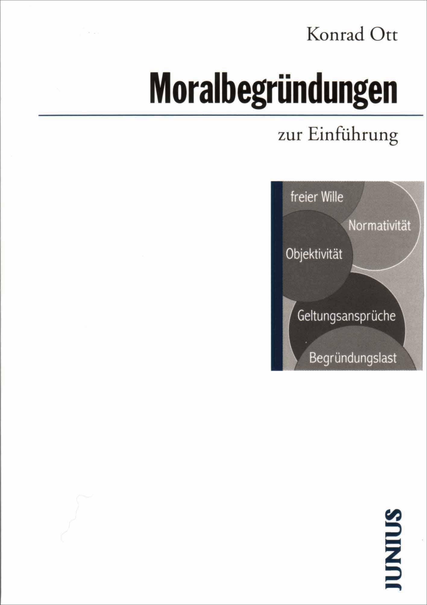 Vorderes Coverbild Moralbegründungen zur Einführung