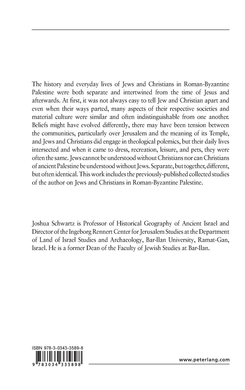 Rückseitencover Jews and Christians in Roman-Byzantine Palestine (vol. 2)