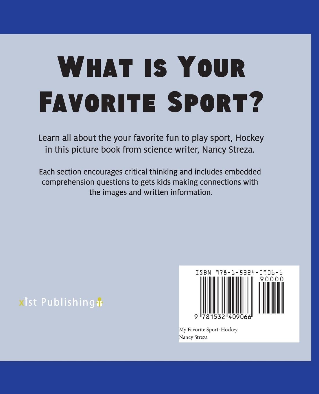 Rückseitencover My Favorite Sport