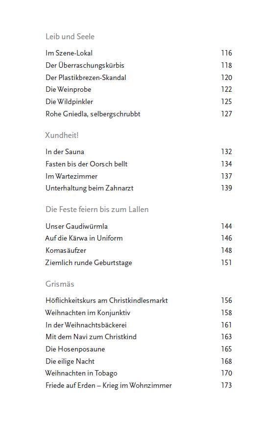 Beispielinhalt (Bild) Freitagsgschmarri