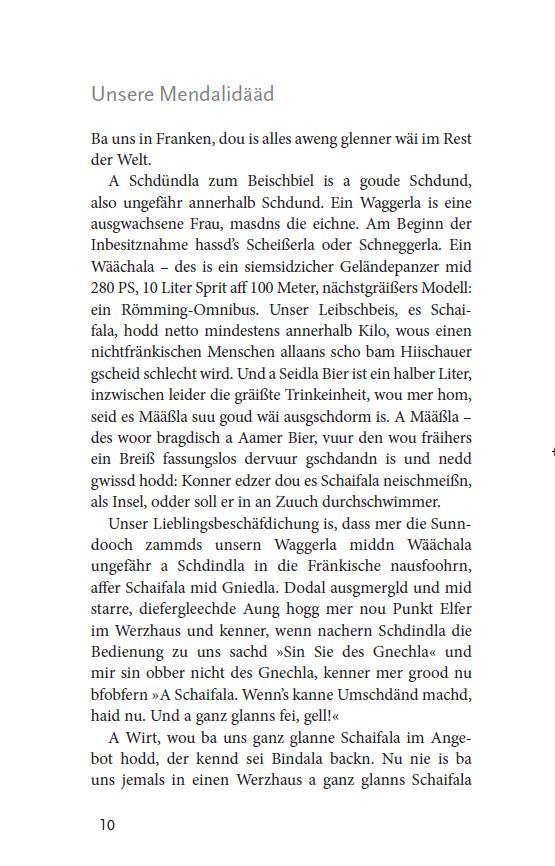 Beispielinhalt (Bild) Freitagsgschmarri