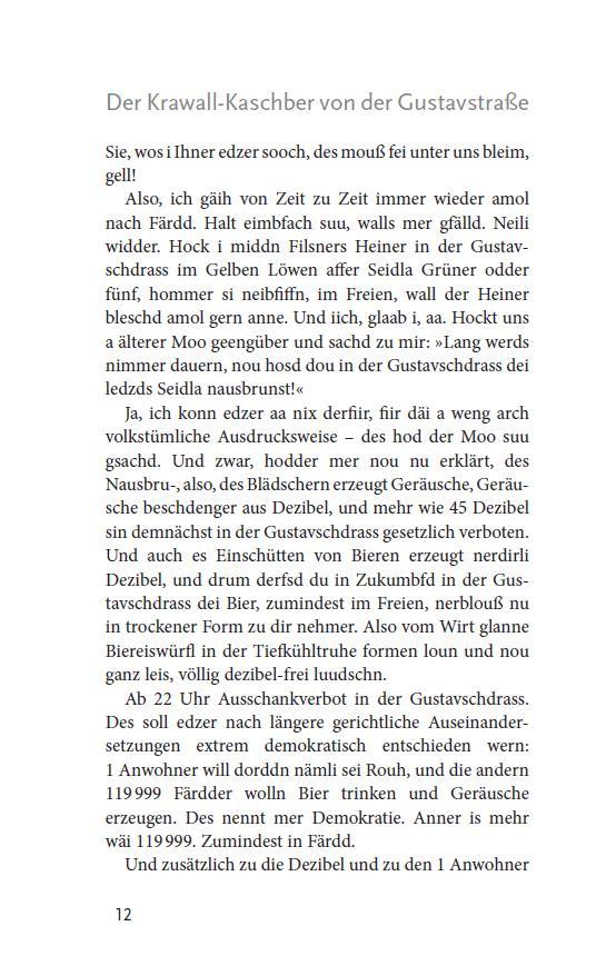 Beispielinhalt (Bild) Freitagsgschmarri