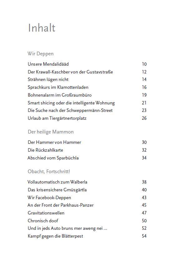 Beispielinhalt (Bild) Freitagsgschmarri
