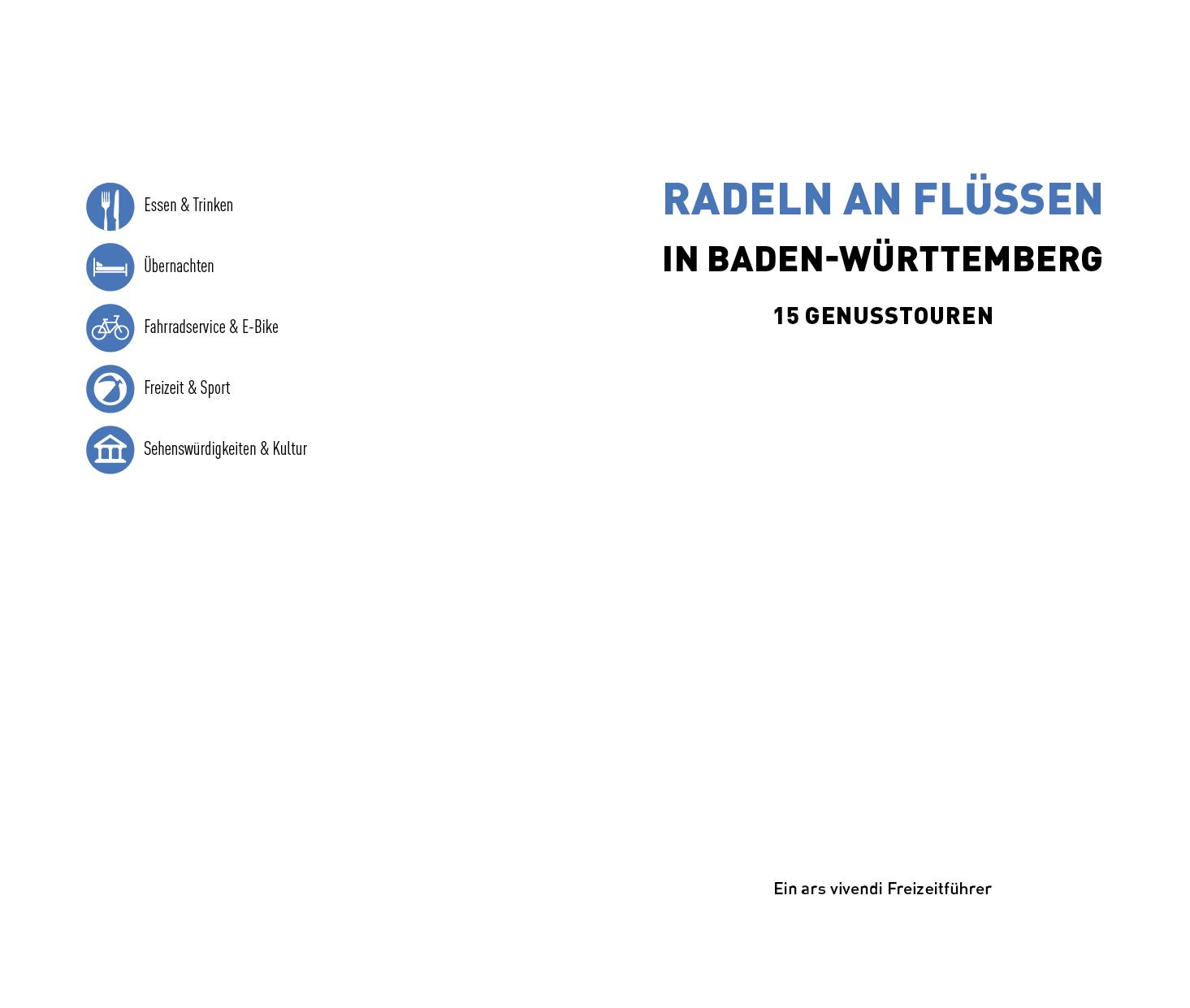 Beispielinhalt (Bild) Radeln an Flüssen in Baden-Württemberg
