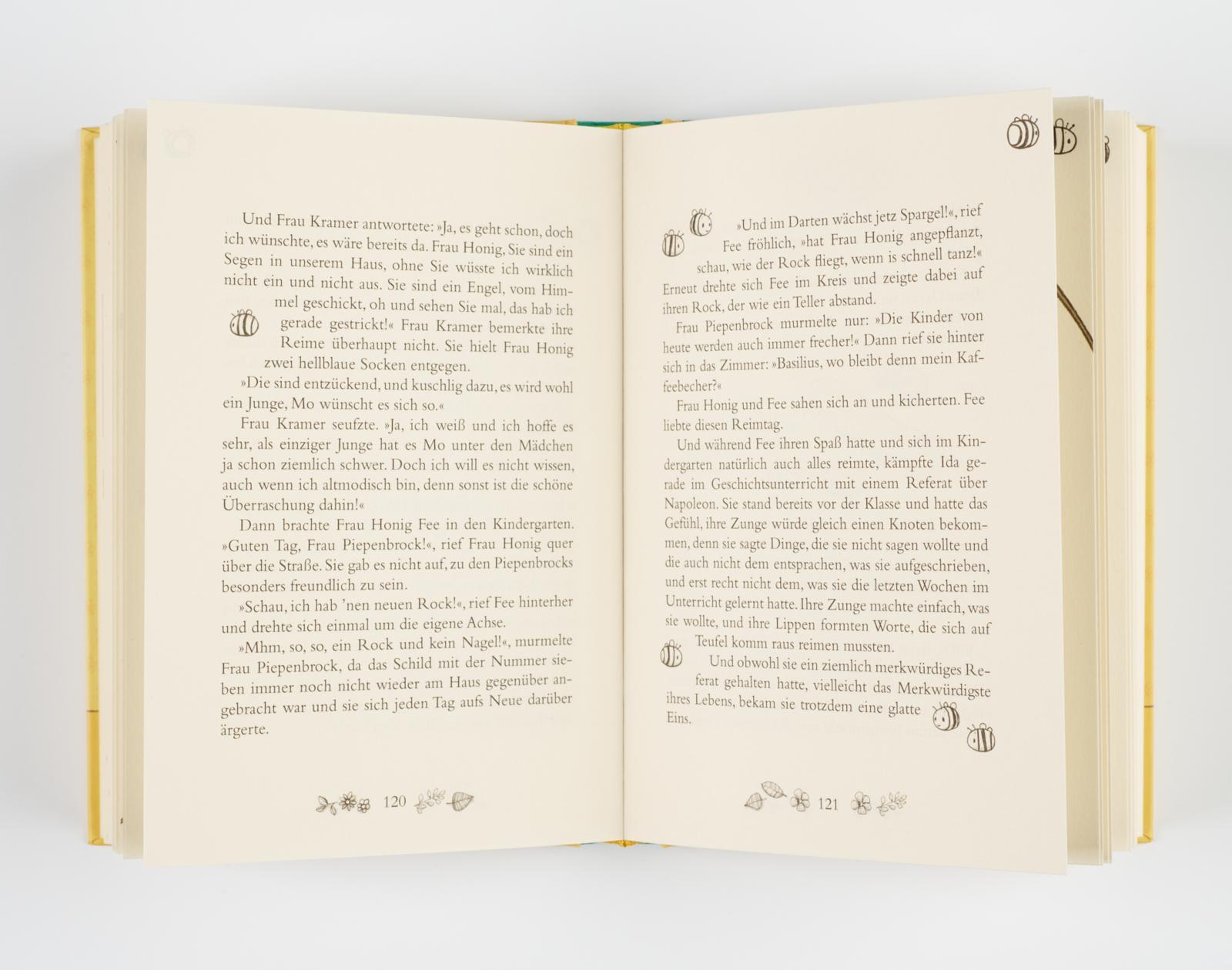 Beispielinhalt (Bild) Frau Honig und das Glück der kleinen Dinge