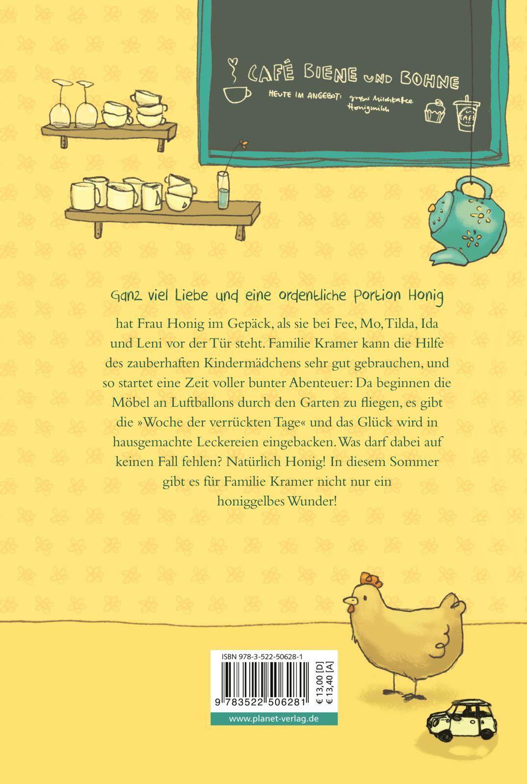 Rückseitencover Frau Honig und das Glück der kleinen Dinge