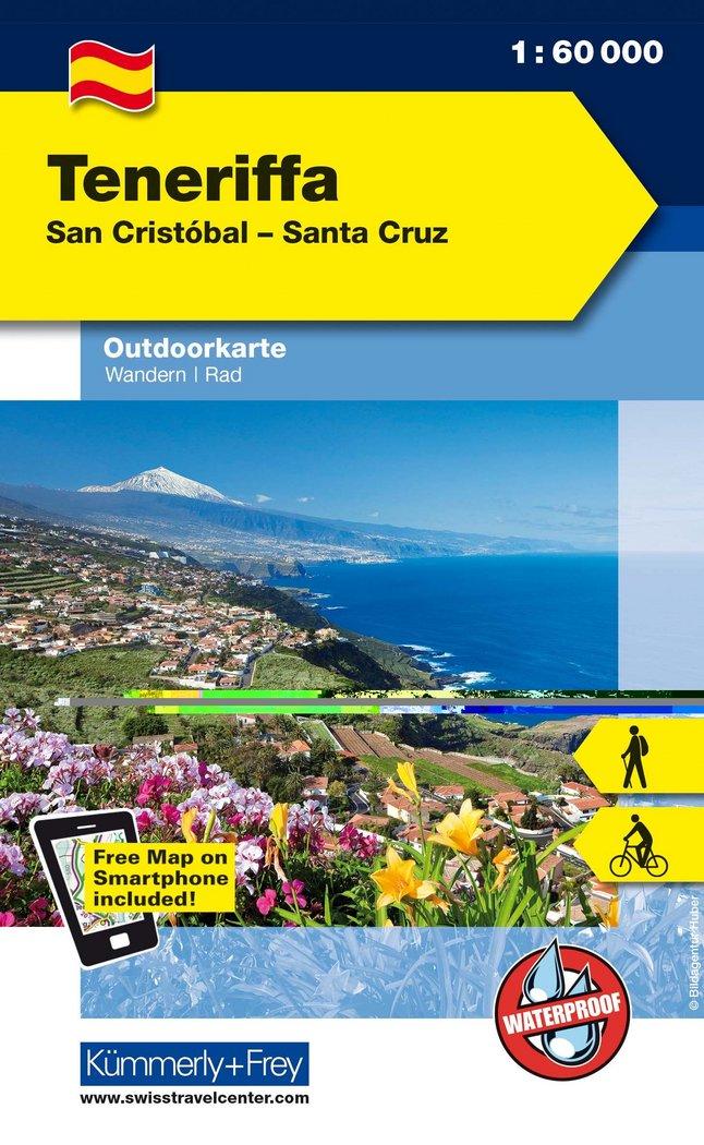 Vorderes Coverbild KuF Outdoorkarte Teneriffa 1 : 60 000