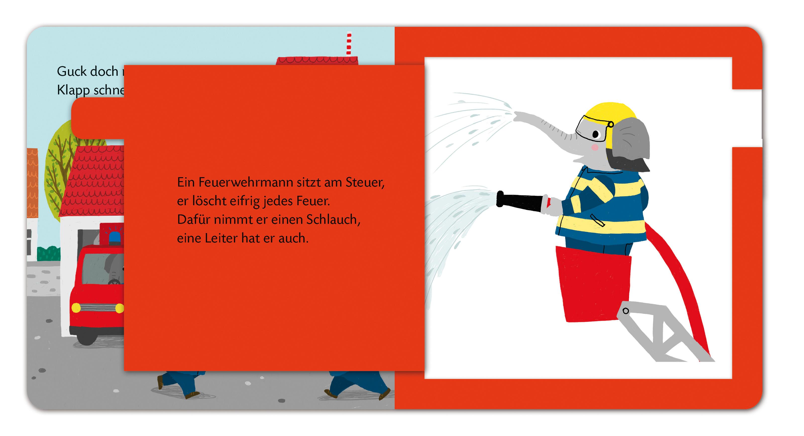Beispielinhalt (Bild) Duden 12+: Das Klapp-Guck-Buch: Wer fährt mit?