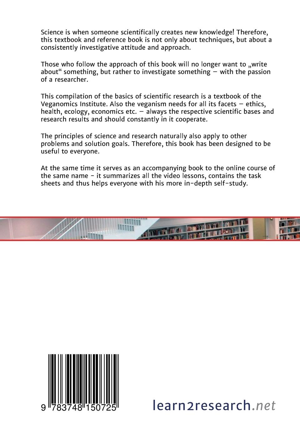 Rückseitencover Learn to Research